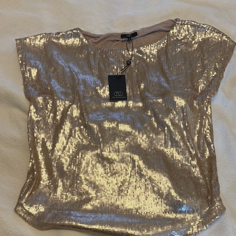 Tart Gold Sequin Women's Top